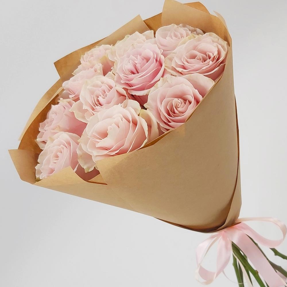 Букет из 11 розовых роз – нежность в каждом лепестке Нефтегорск Челябинская область