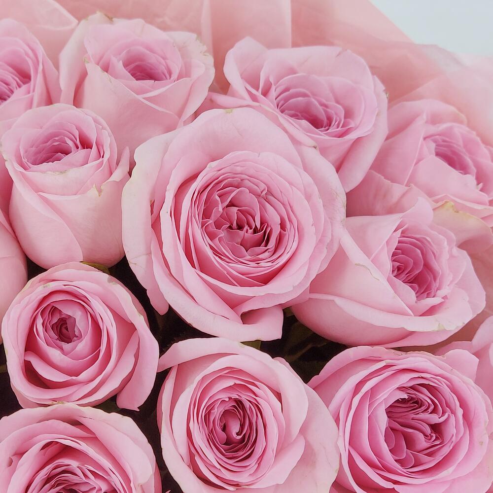 Букет из нежно-розовых роз – элегантность в каждом лепестке Нефтегорск Челябинская область