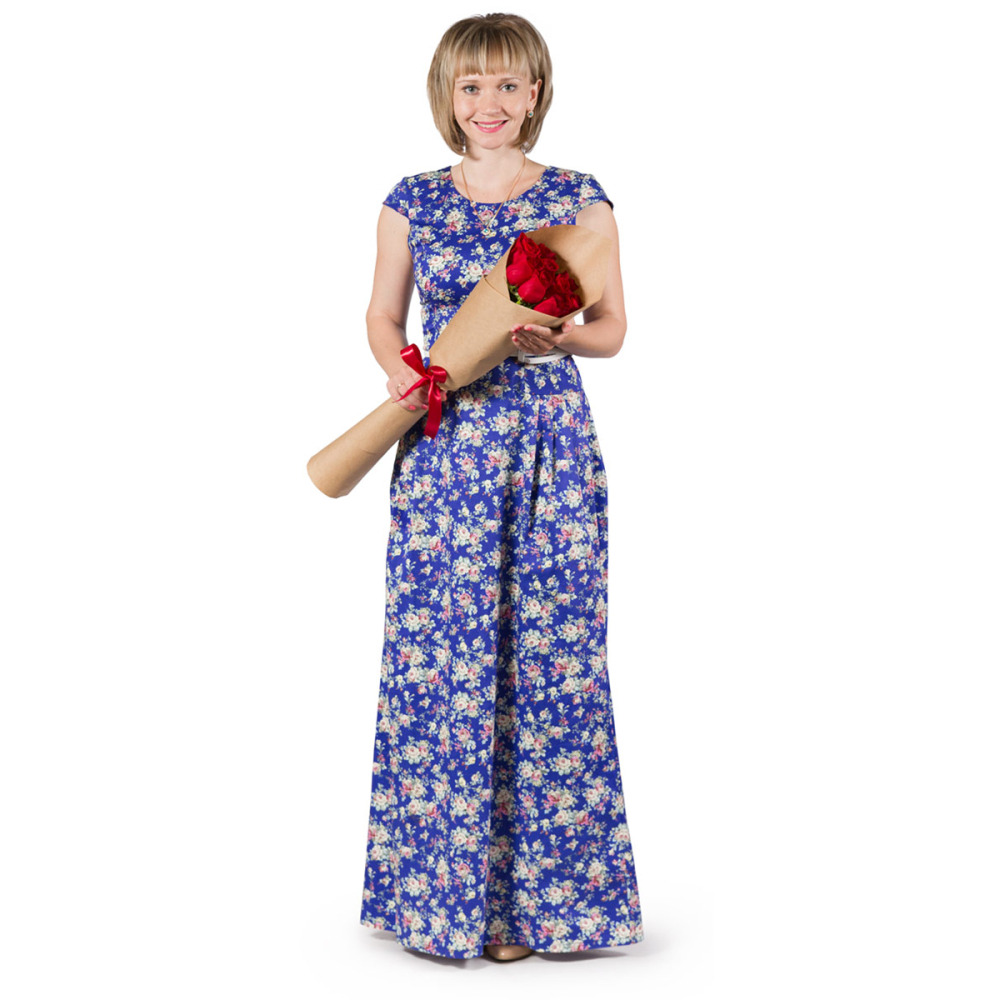 Букет из 9 красных роз в крафтовой упаковке