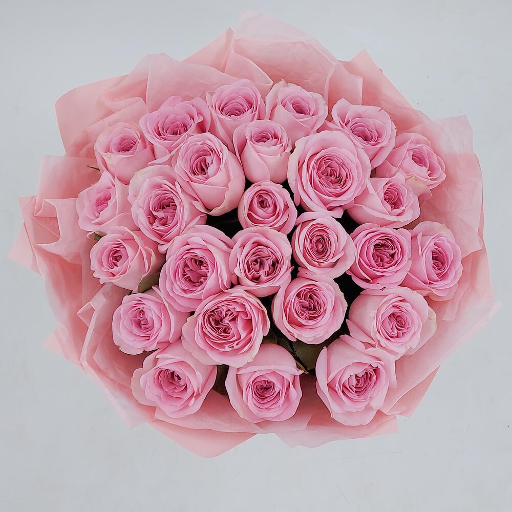 Букет из нежно-розовых роз – элегантность в каждом лепестке Нефтегорск Челябинская область